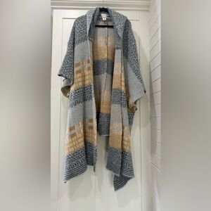 Free People Mercer Poncho Cardigan